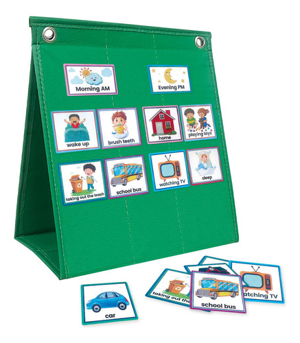 Calendario Visual Para Niños Gráfico De Rutina De Tareas