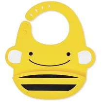 Comprar Babero De Silicona Bebe Con Bolsillo Ajustable Skip Hop