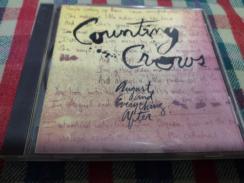 Counting Crows / August And Everything After Cd Ind.arg. P 