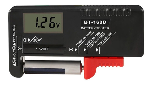 Tester De Batería Digital Bt-168d