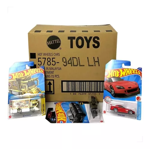 Kit com 3 Carrinhos Hot Wheels Sortidos 1/64 Mattel C4982