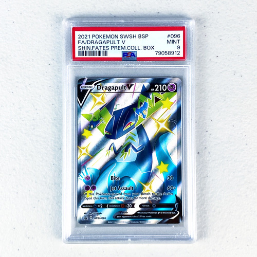 Psa 9 Dragapult V Promo Cartas Pokemon Tcg Psa