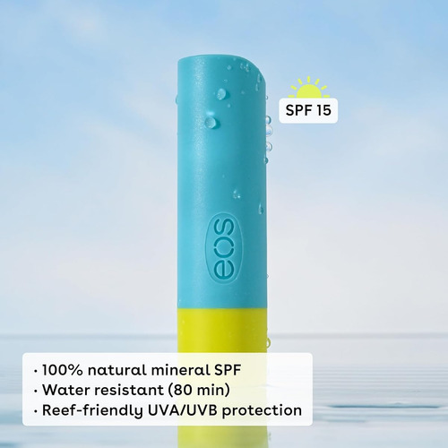 Eos Natural Spf 15 Balsamo Labial Piña Coco Tropical