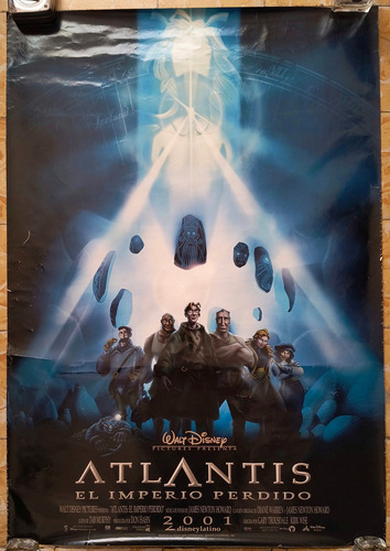 Póster Original Cine Disney Atlantis Ver Final (Usado)