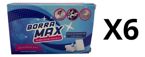 Esponja Quitamanchas Borramax Borrador Mágico X 6u (6741)