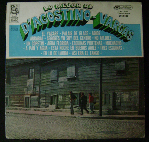 Lo Mejor De Dágostino Vargas-lp Vinilo- 7 Puntos Lanus