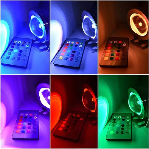 Lámpara Led Rgb Sumergible Reflector Ca 85-265v 10w