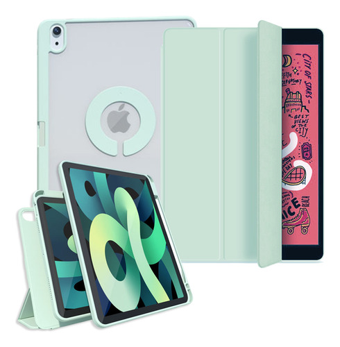 Funda Tablet Magnetica Generica Para iPad Air 4 2020 10.9' Color Verde