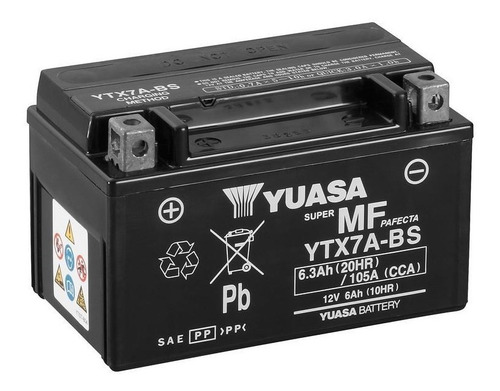 Batería De Moto / Ytx7a-bs / Yuasa