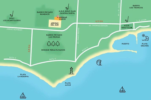 Imagen 8 de 8 de Lote En Venta Arenas Chico, Mar Del Plata.