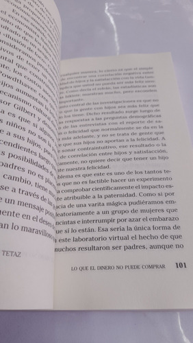 Lo Que El Dinero No Puede Pagar Martin Tetaz G11 (Usado)