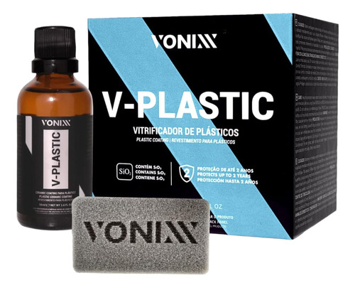 V-plastic 20ml Vonixx Vitrificador Restaurador De Plasticos
