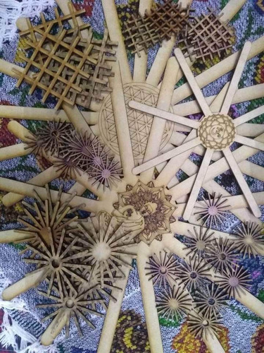 Estructuras Y Bases Para Mandalas En Mdf