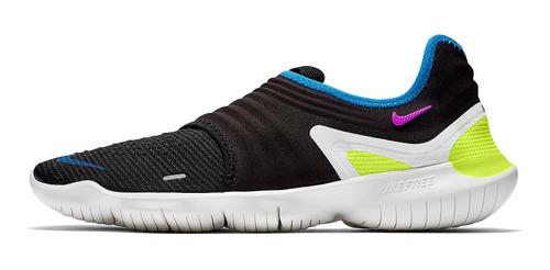 Zapatillas Nike Free Rn 3 Flyknit Midnight Aq5707-400   