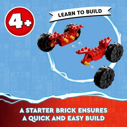 Lego Ninjago Kai E Ras Batalha De Carros E Bicicletas (71789 103