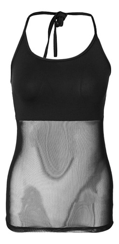 Blusa De Chaleco De Yoga Para Mujer, Estilo Transparente A