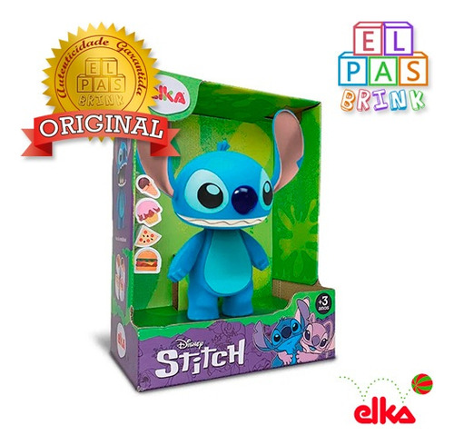 Boneco Stitch Comidinhas 24cm - Lilo E Stitch - Elka