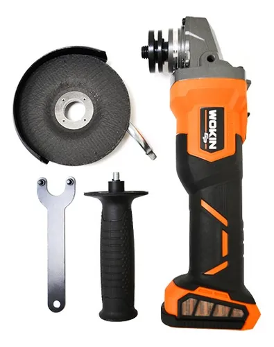Esmeril Angular Inalambrico Wokin 20v Bateria Y Cargador