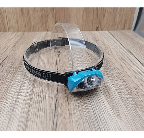 Imagen 2 de 3 de Linterna Frontal Delantera Recargable Usb Camping Viaje