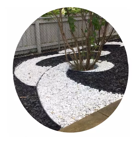 Piedra jardín blanca partida - Kumas