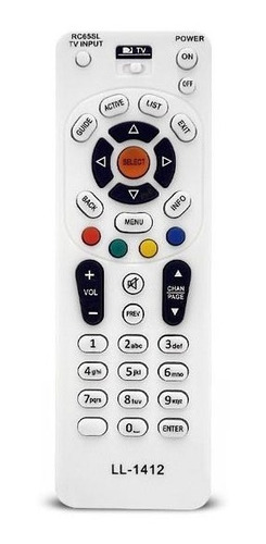Imagen 3 de 10 de Control Remoto Directv Rc 65 Direc Tv Full