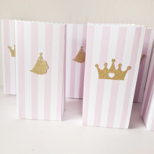 Pack De 25 Bolsitas De Cumpleaños - Princesas