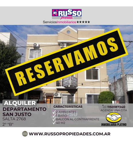 Departamento En Alquiler San Justo, La Matanza