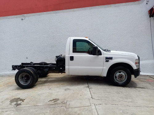 Imagen 4 de 13 de Ford F-350 Chasis Cabina, A Gas, Mod. 2009, Color Blanco