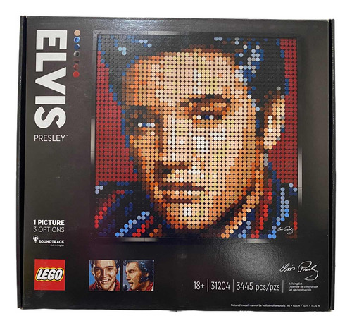 Lego Art Elvis Presley 3445 Pcs Mod 31204