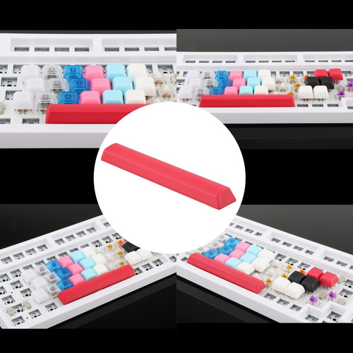 3 X 6.25u Pbt Teclas De Barra Espaciadora Coloridas Para