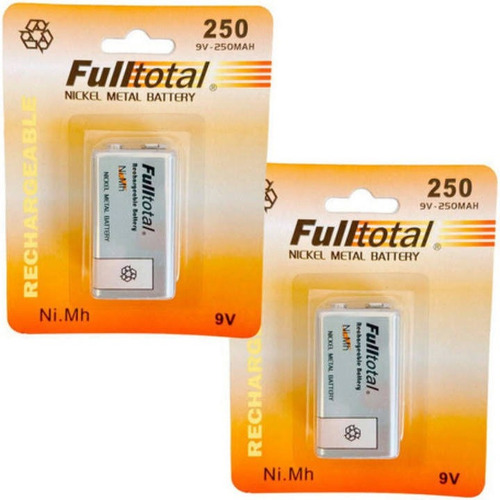 Imagen 2 de 5 de Cargador De Baterias 9v +2 Full Total 250mah + Usb Cable