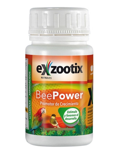 Beepower 100 Ml Exzootix Promotor Para Aves Caba
