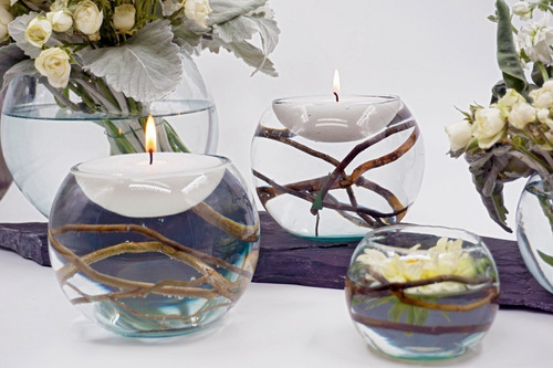 10 Velas Flotantes Para Eventos Aluzza