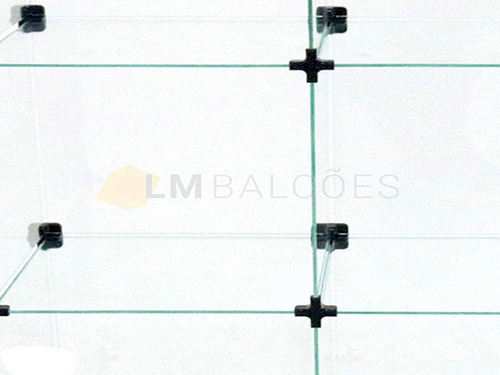 Estante De Vidro 0,40 X 1,90 X 0,30 M