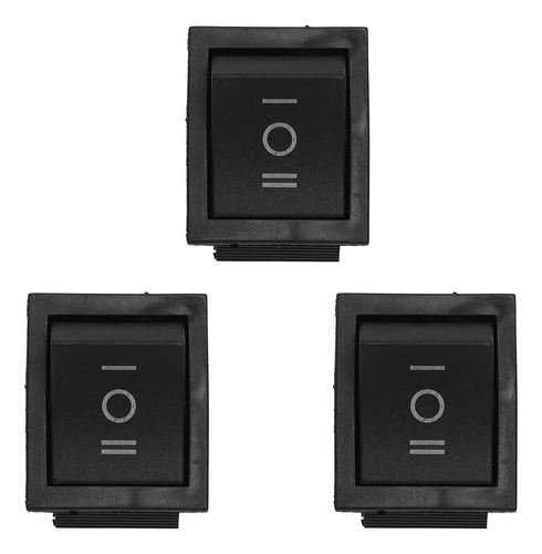 Interruptor Basculante Dpdt Boat De 3 Posiciones Y 6 Termina