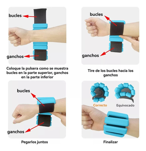 Par De Tobilleras Con Peso, Pulsera, Leggings De Silicona
