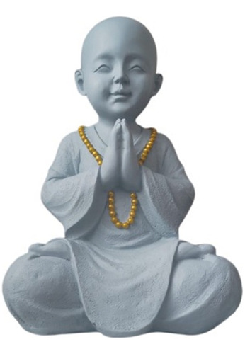 Buda Estatua Sentado Decoración Hogar Sabiduría Abundancia