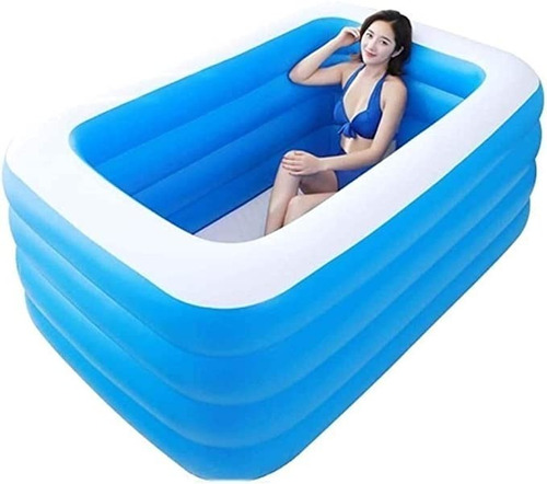 Piscina Inflable Grande Para Grandes Y Niños Resistente 