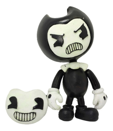 Imagen 5 de 10 de Bendy The Ink Machine Set 2 Figuras Demon Blanco Emite Luz