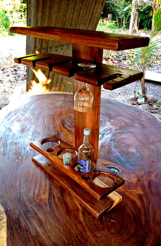 Mini Bar Rustico Artesanal Madera