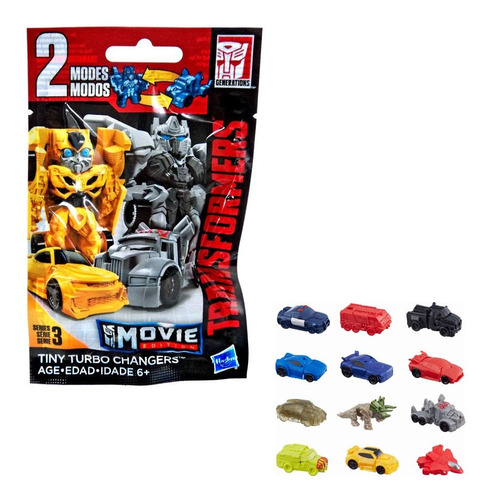 Transformers Hasbro Bolsita Sorpresa Tiny Turbo Changers