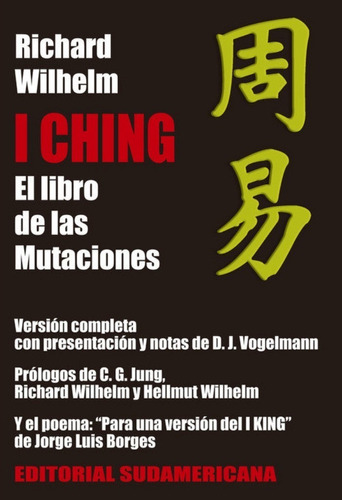 I Ching Versión De Richard Wilhelm 