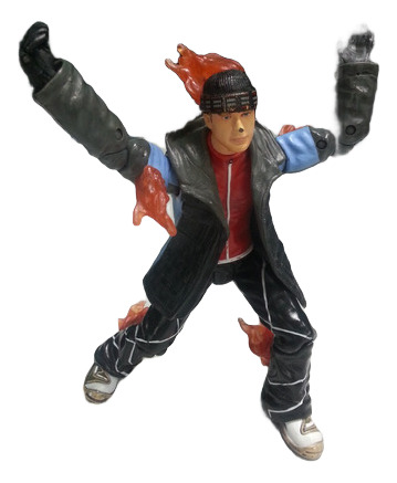 4 Fantasticos Johny Antorcha Humana Marvel Toy Byz (Usado)