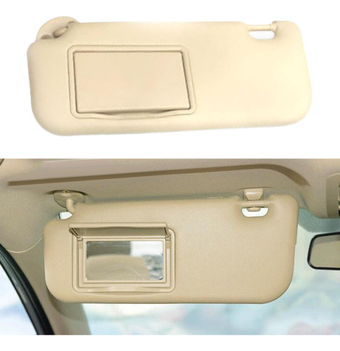 Protector De Visera Para Coche, Conductor Izquierdo Beige