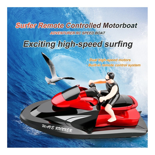 . 2,4 Ghz Resistente Al Agua 20 Km/h Rc Barco Alto Control