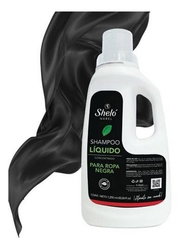 Shampoo Liquido Concentrado, Para Ropa Negra, Shelo Nabel..