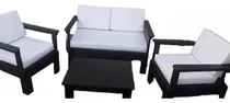 Comprar Juego Jardín De Madera Exterior Butaca  Sillon Madera Maciza