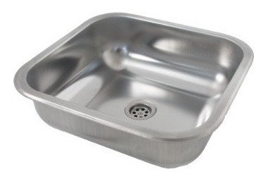 Imagen 2 de 4 de Pileta Bacha Acero Inoxidable Cocina Simple 37 X 34 X 14cm