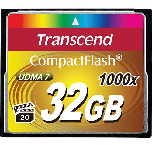 Transcend 32gb Compactflash Memory Card Ultimate 1000x Udma