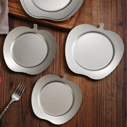 Bandeja Para Servir, Plato De Cena, Plato De Manzana, 22 Cm